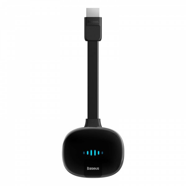 Baseus Wireless Display Dongle WiFi Portable Display Receiver 1080P HDMI Meteorite Shimmer 2 black Compatible with iOS iPhone iPad Mac Android Smartphones Windows TV Laptop