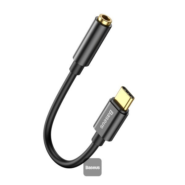 Baseus Headphone Adapter Type-C to 35MM Female Adaptor L54 - Black