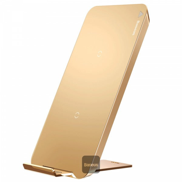 Baseus multifunctional wireless charging pad for phone with desktop holder(With Type-C cable)Gold