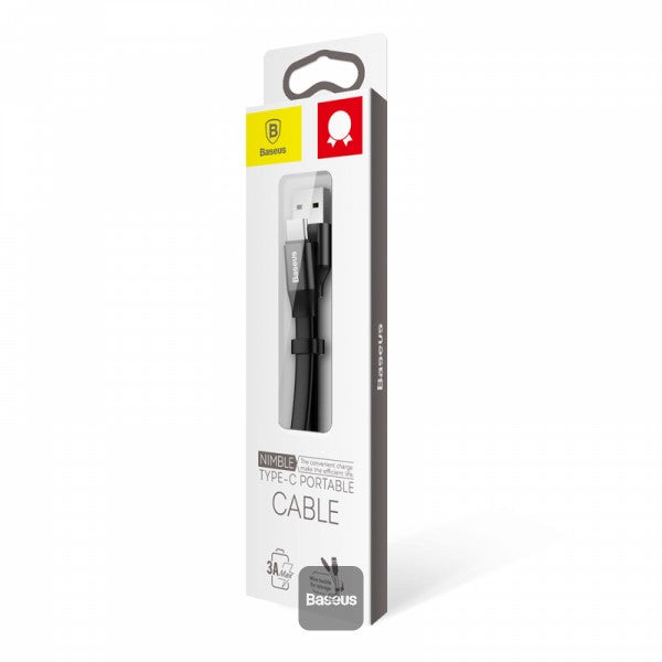 Baseus Nimble Type-C Portable Cable 23CM – Black