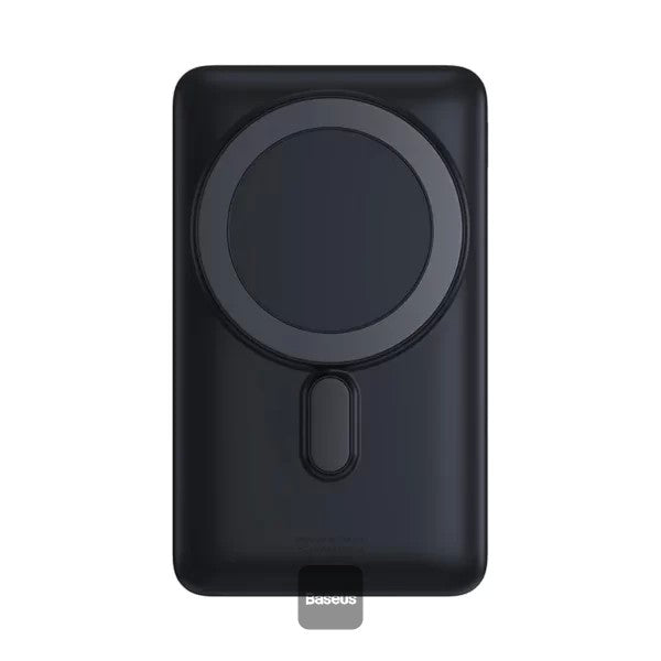 Baseus Magnetic Bracket Wireless Fast Charge Power Bank 10000mAh 20W Blue (With Baseus Xiaobai series fast charging Cable Type-C to Type-C 60W(20V 3A) 50cm black)