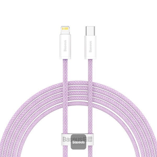 Baseus Dynamic Series Fast Charging Data Cable Type-C to Lightning 20W 2M - Purple