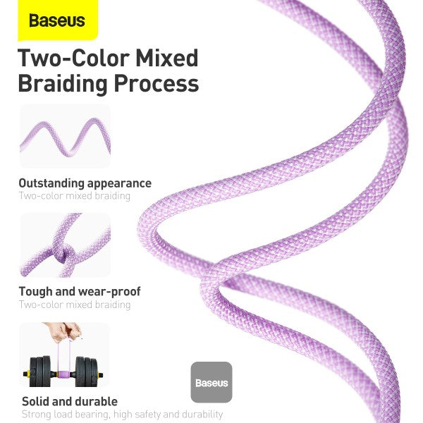 Baseus Dynamic Series Fast Charging Data Cable Type-C to Lightning 20W 2M - Purple