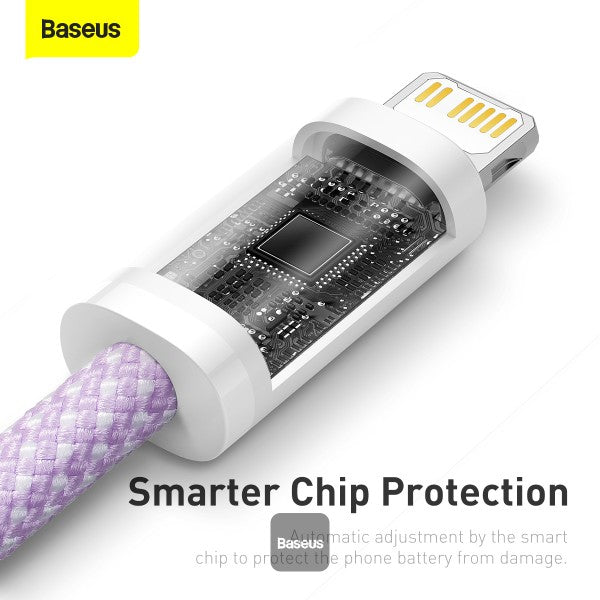 Baseus Dynamic Series Fast Charging Data Cable Type-C to Lightning 20W 2M - Purple