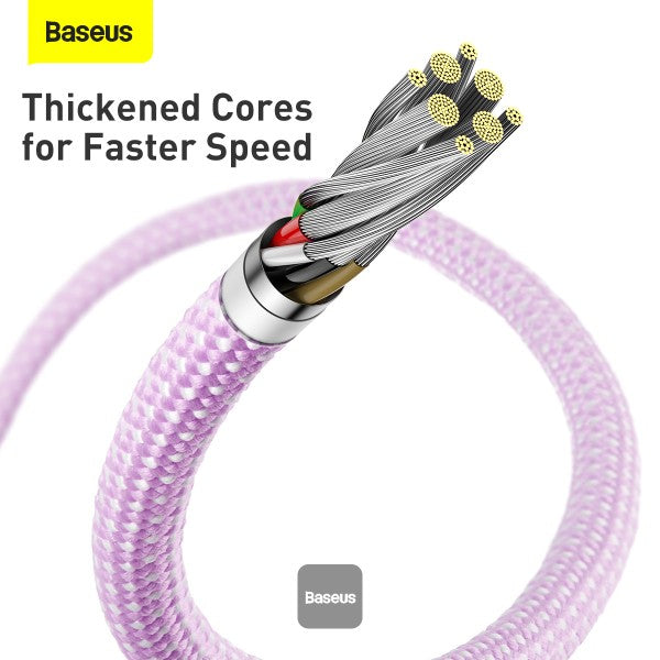 Baseus Dynamic Series Fast Charging Data Cable Type-C to Lightning 20W 2M - Purple