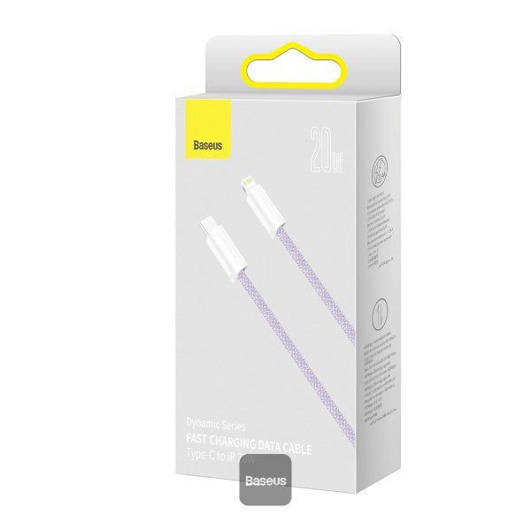 Baseus Dynamic Series Fast Charging Data Cable Type-C to Lightning 20W 2M - Purple