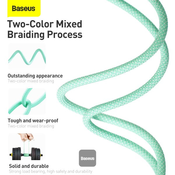 Baseus Dynamic Series Fast Charging Data Cable Type-C to Lightning 20W 2M - Green