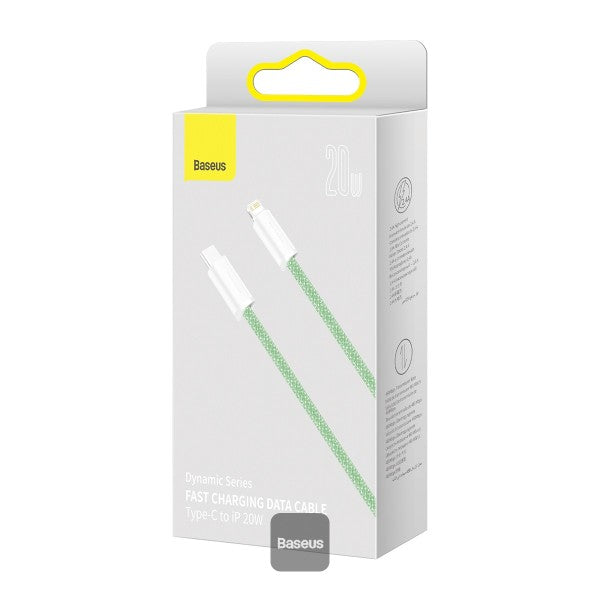 Baseus Dynamic Series Fast Charging Data Cable Type-C to Lightning 20W 2M - Green