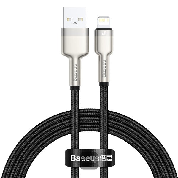Baseus Cafule Series Metal Data Cable USB to Lightning 24A 1M - Black