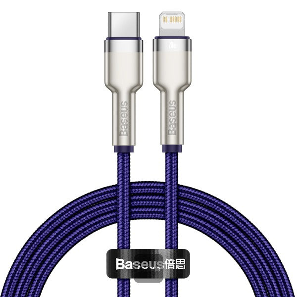 Baseus Cafule Series Metal Data Cable USB to Lightning PD 20W 1M - Purple