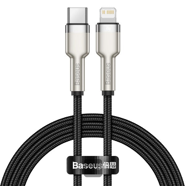 Baseus Cafule Series Metal Data Cable USB to Lightning PD 20W 1M - Black