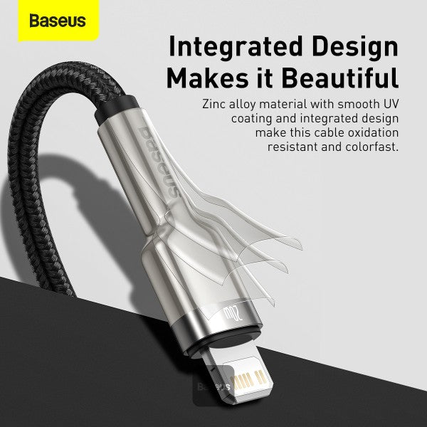 Baseus Cafule Series Metal Data Cable USB to Lightning PD 20W 1M - Black