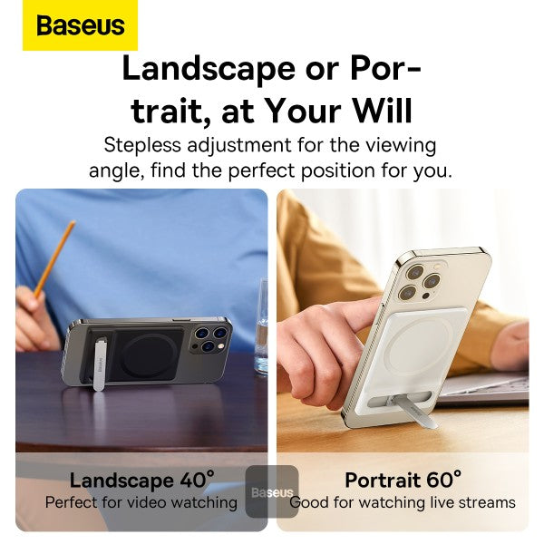 Baseus Foldable Magnetic Phone Holder Stand For iPhone 13 12 Pro Max Flexible Adjustable Desk Desktop Cell Phone Holder Bracket