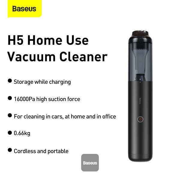 Baseus H5 Home Wireless Vacuum Cleaner Black