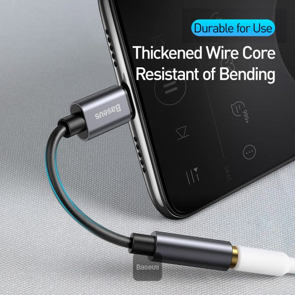 Baseus Headphone Adapter Type-C to 35MM Female Adaptor L54 - Grey