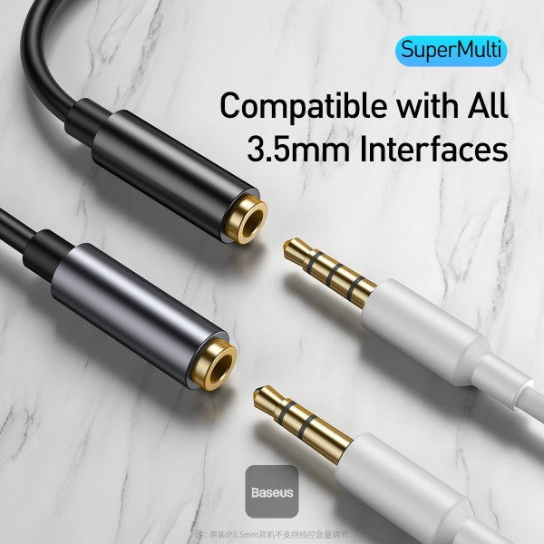 Baseus Headphone Adapter Type-C to 35MM Female Adaptor L54 - Grey
