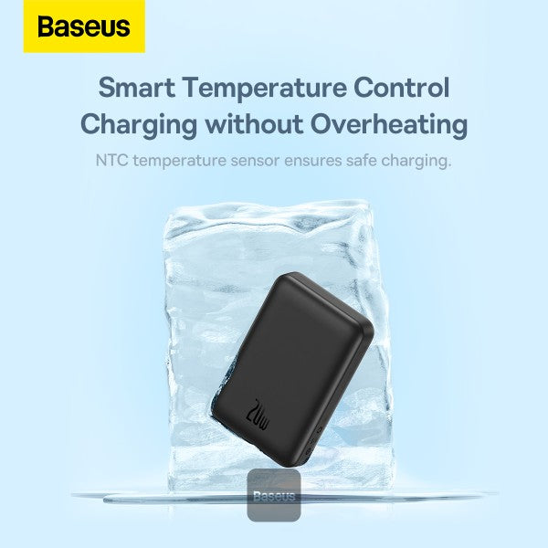 Baseus Power Bank 10000mAh Magnetic Wireless Fast Charging 20W Black