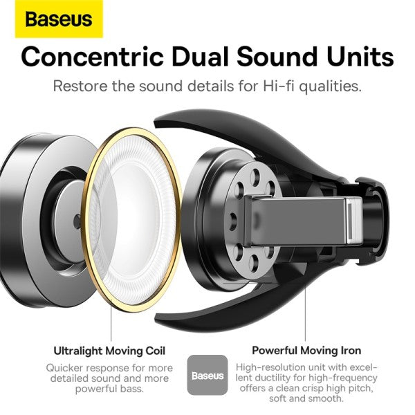 Baseus Bowie EX True Wireless Earphones Black
