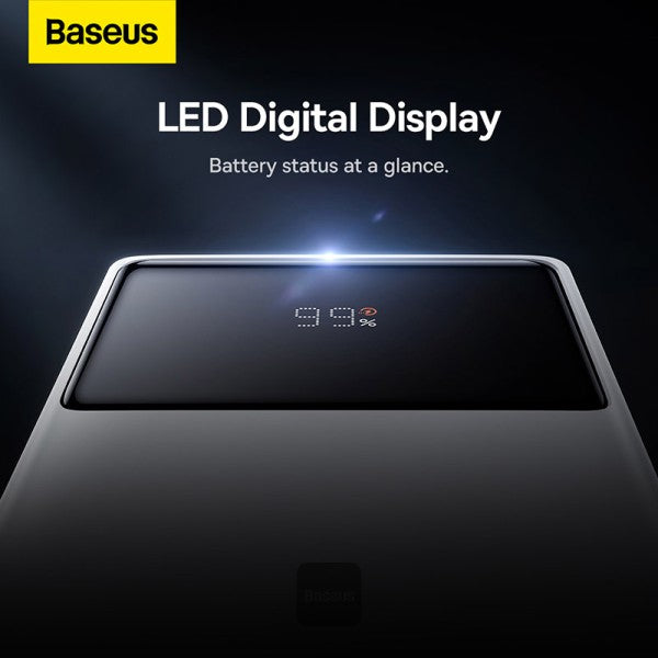 Baseus Star-Lord Digital Display Fast Charge Power Bank 20000mAh (225W) White