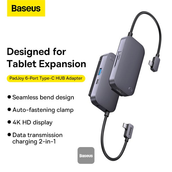 Baseus Padjoy 6-Port Type-C HUB Adapter