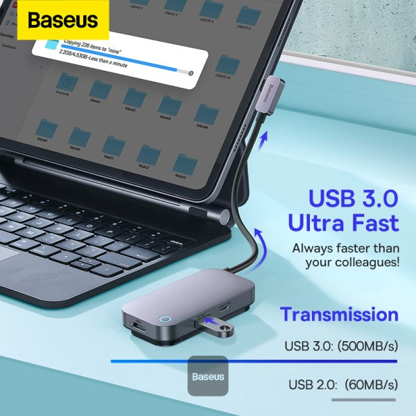 Baseus Padjoy 6-Port Type-C HUB Adapter