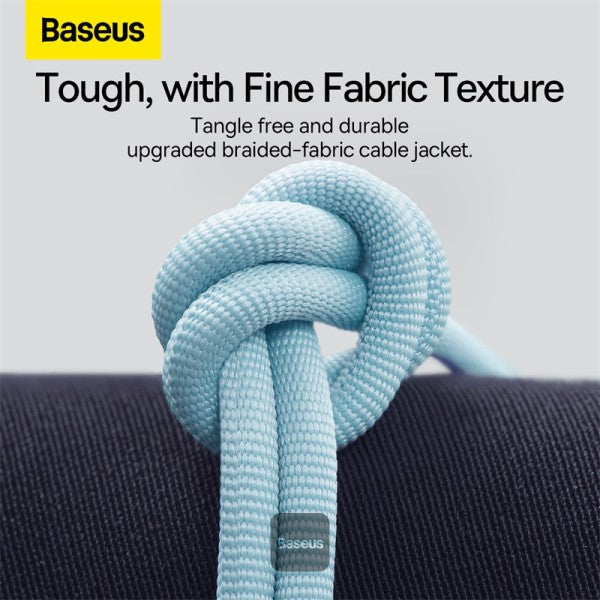 Baseus Crystal Shine Series Type C Cable - Lightning Fast Charging Power Delivery 20W 12M - Blue