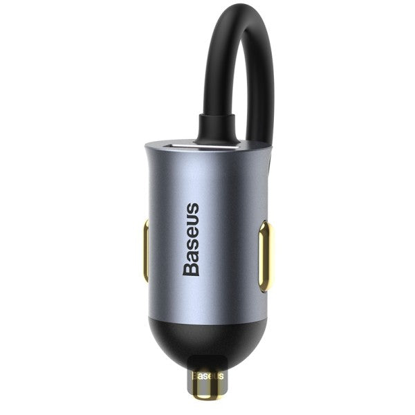 Baseus Share Together 3x USB USB Type C car charger 120W PPS Quick Charge Power Delivery gray