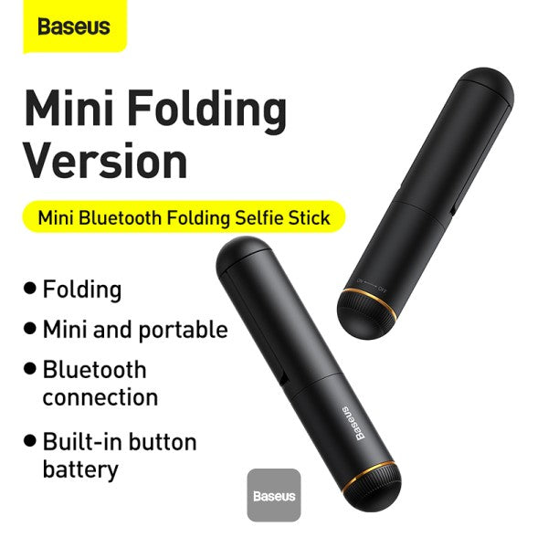 Baseus Ultra Mini Bluetooth Folding Selfie Stick BLACK