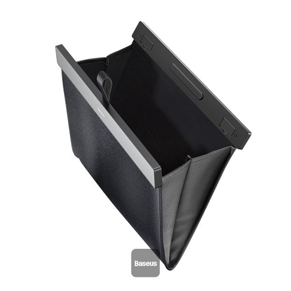 Baseus Leather Car Garbage Bin Bag Waterproof Leakproof Car Auto Garbage Bag Can Automotive Waste Storage