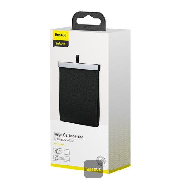 Baseus Leather Car Garbage Bin Bag Waterproof Leakproof Car Auto Garbage Bag Can Automotive Waste Storage