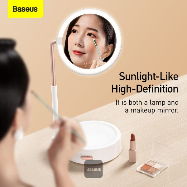 Smart Beauty Series Lighted Makeup Mirror With Storage Box White