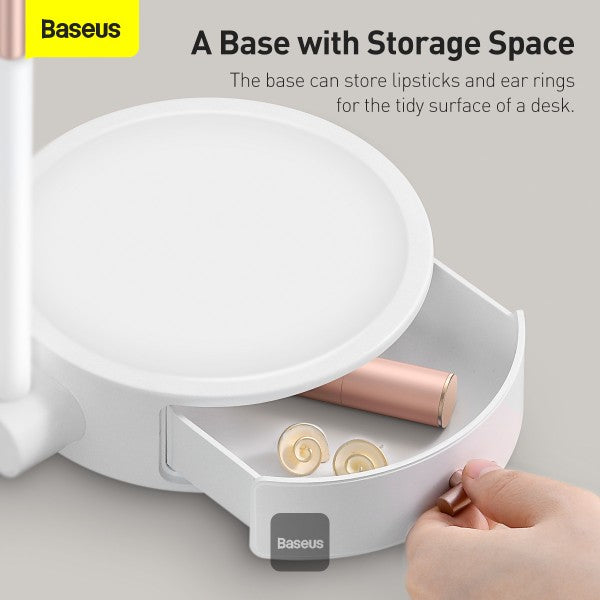 Smart Beauty Series Lighted Makeup Mirror With Storage Box White
