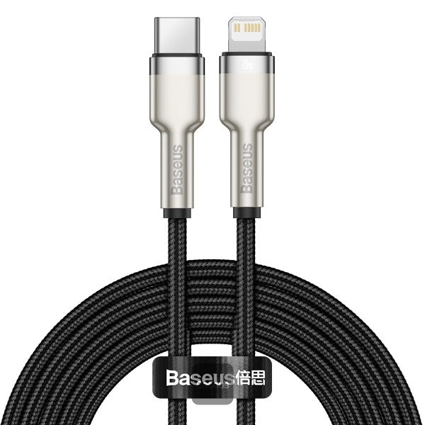 Baseus Cafule Series Metal Data Cable Type-C to Lightning iPhone PD 20W 2M - Black