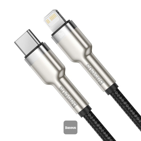 Baseus Cafule Series Metal Data Cable Type-C to Lightning iPhone PD 20W 2M - Black