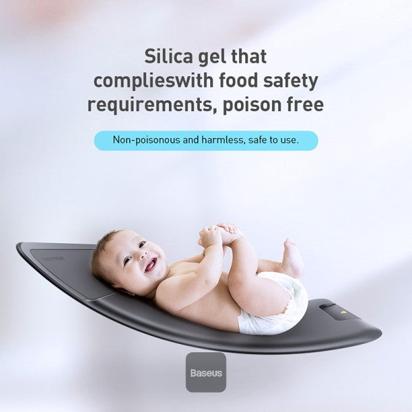 Baseus back stick silicone card bag Dark grey