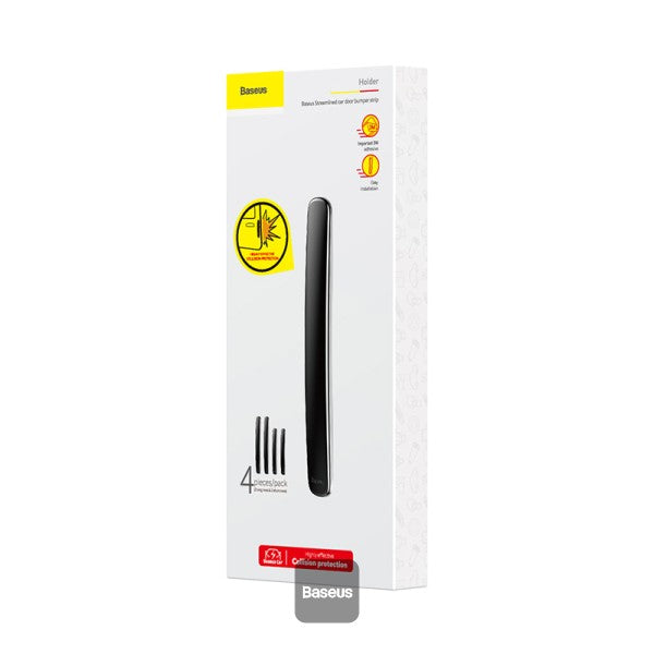 Baseus Streamlined car door bumper strip Black