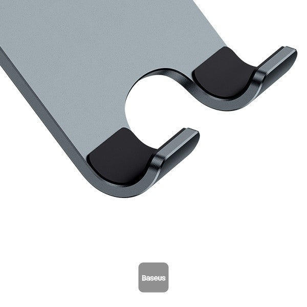 Baseus Desktop Biaxial Foldable Metal Stand (for Phones) Grey