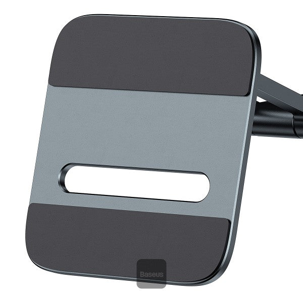 Baseus Desktop Biaxial Foldable Metal Stand - Adjustable Tablet & Phone Holder Compatible with iPad Tablets and Smartphones - Grey