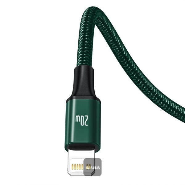 Baseus Rapid Series 3-In-1 Fast Charging Data Cable Type-C To M+L+C Pd 20w 15M - Green