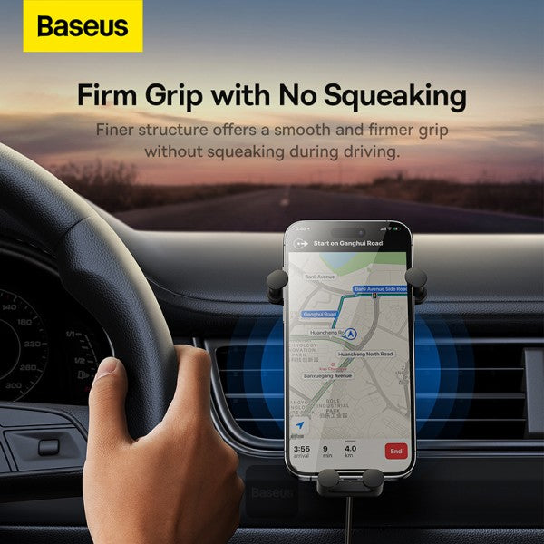 Baseus Stable Gravitational Wireless Charging Car Mount Pro 15W Air Outlet Version (black)