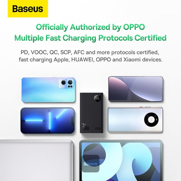 Baseus Adaman2 Digital Display Fast Charge Power Bank 30W 20000mAh - Black (VOOC Edition)