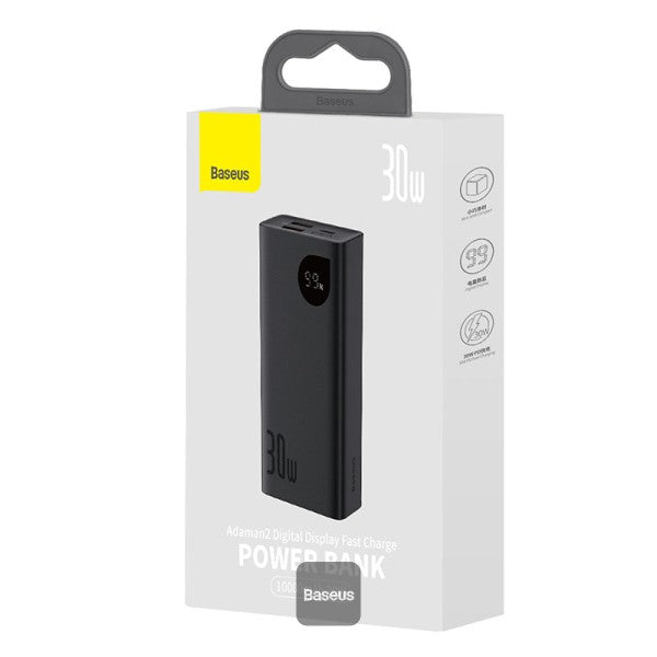 Baseus Adaman2 Power Bank 30W 10000mAh Digital Display Fast Charge - Black