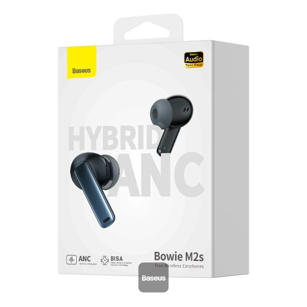 Baseus Bowie M2s True Wireless Earphones - Cluster Black