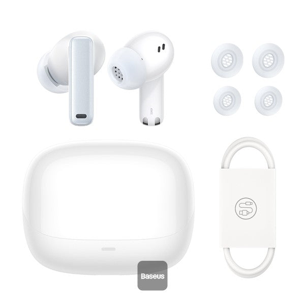 Baseus Bowie M2s True Wireless Earphones - Moon White