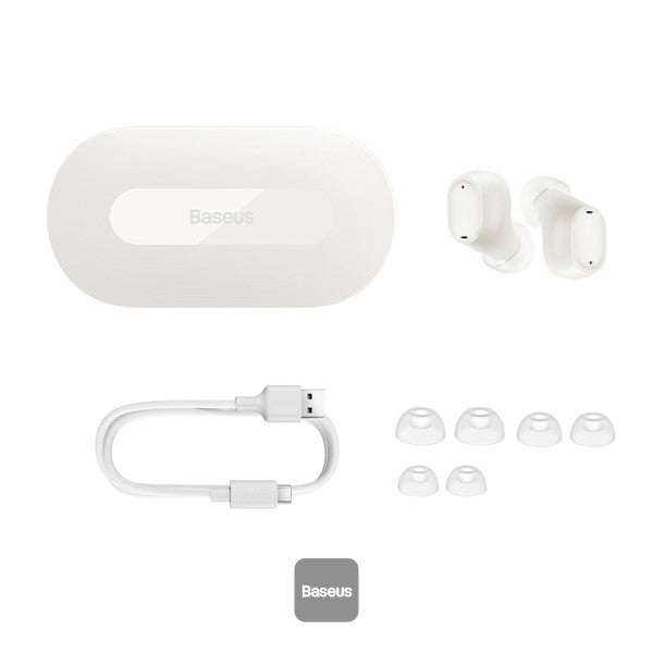 Baseus Bowie EZ10 True Wireless Earphones - White