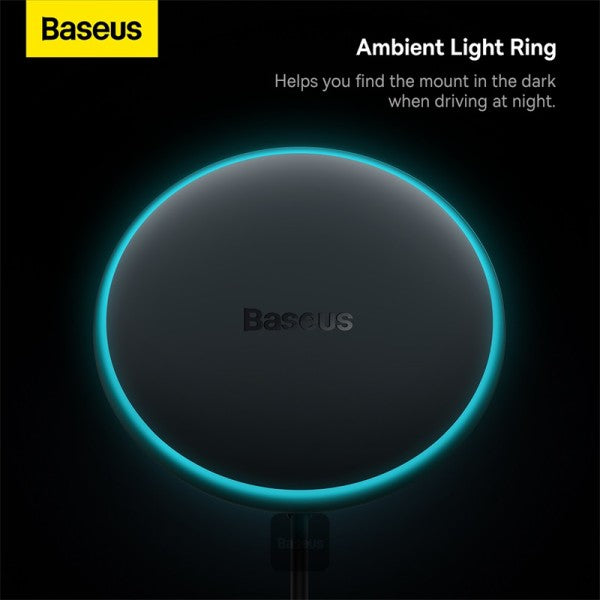 Baseus CW01 Magnetic Wireless Charging Car Mount 40W - Wireless Charging 15w+Type-C 25W - Black