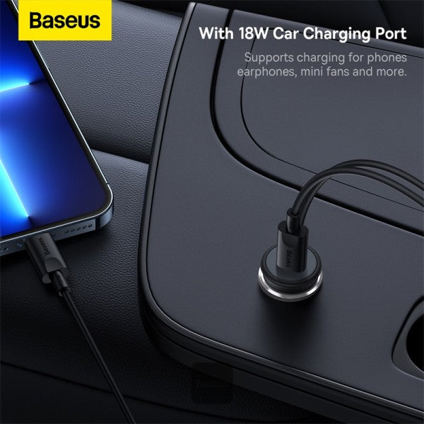 Baseus CW01 Magnetic Wireless Charging Car Mount 40W - Wireless Charging 15w+Type-C 25W - Black