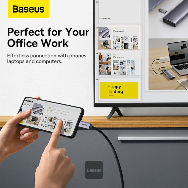 Baseus High Definition Series adapter cable USB Type C - HDMI 20 4K 60Hz 3m black