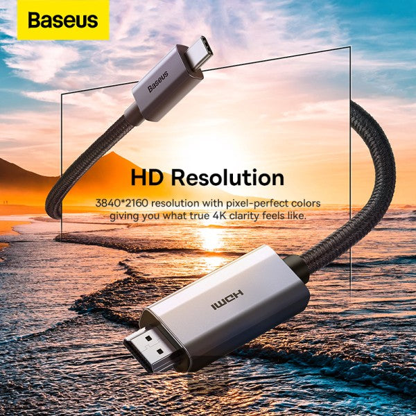 Baseus High Definition Series adapter cable USB Type C - HDMI 20 4K 60Hz 3m black