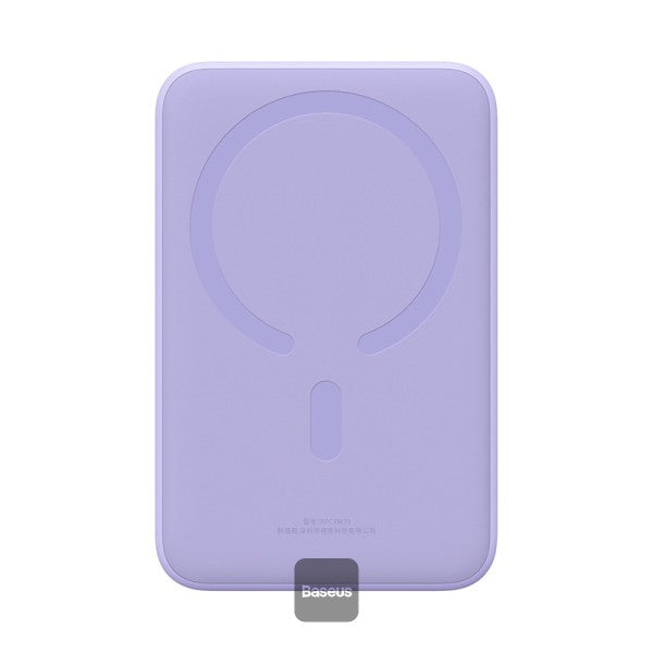 Baseus Airpow Magnetic Mini Wireless Fast Charge Power Bank 20000mAh 20W - Purple